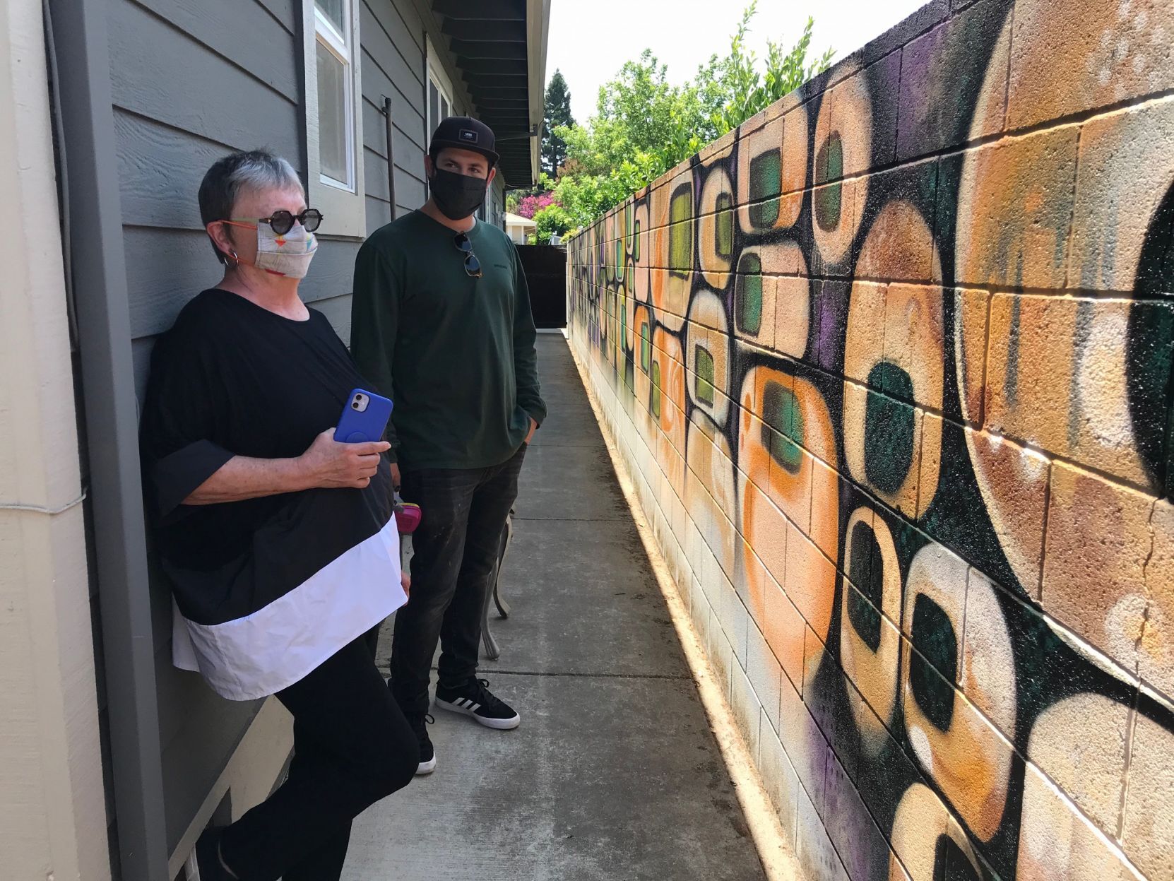 Napa mural leads to new friendship